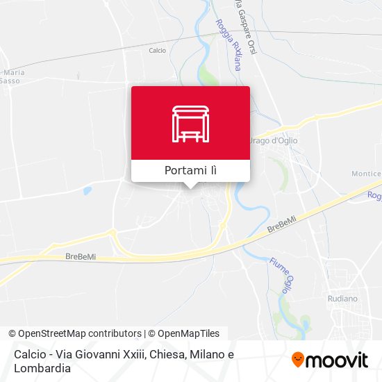 Mappa Calcio - Via Giovanni Xxiii, Chiesa