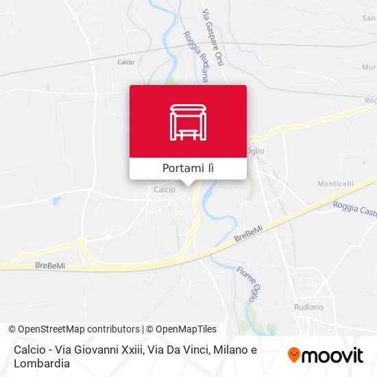 Mappa Calcio - Via Giovanni Xxiii, Via Da Vinci