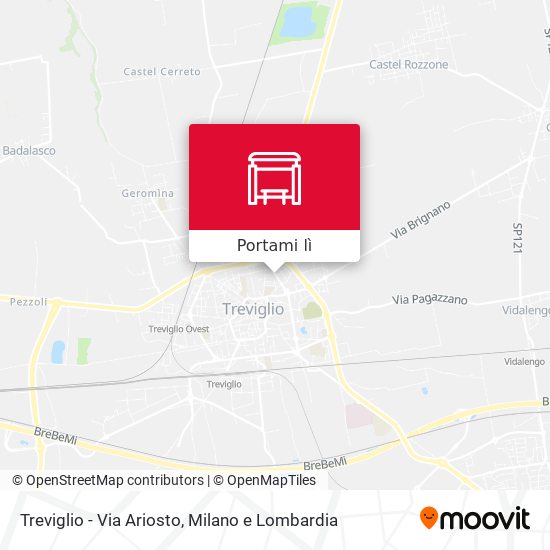 Mappa Treviglio - Via Ariosto