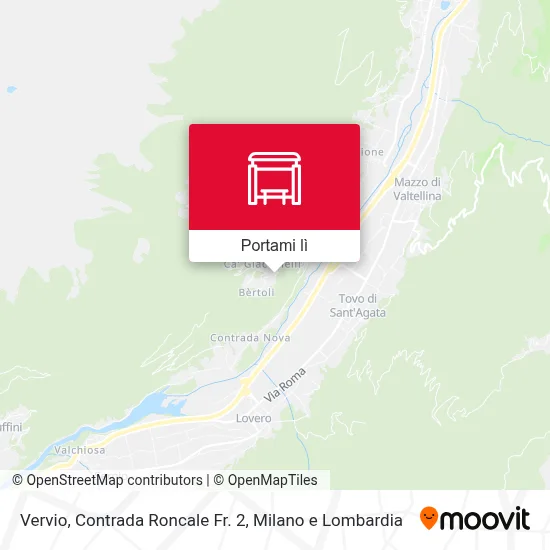 Mappa Vervio, Contrada Roncale Fr. 2
