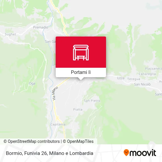 Mappa Bormio, Funivia 26