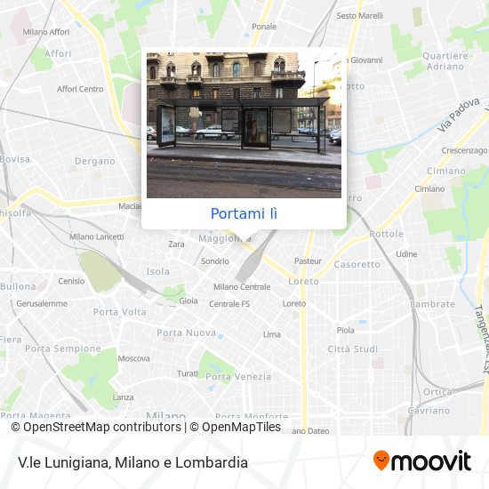 Mappa V.le Lunigiana