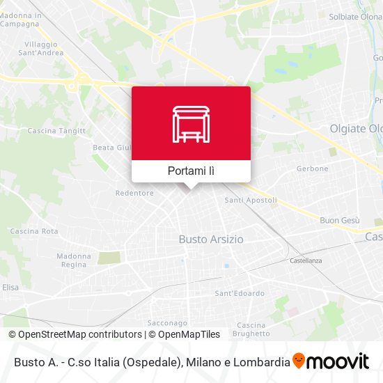 Mappa Busto A. - C.so Italia (Ospedale)