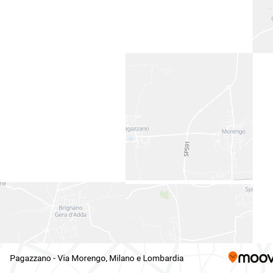 Mappa Pagazzano - Via Morengo