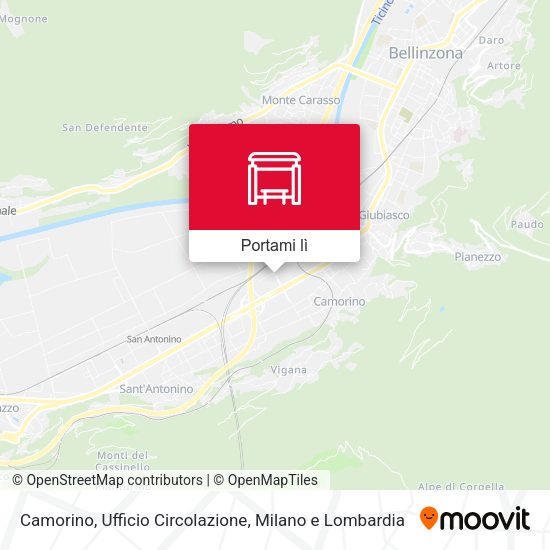 Mappa Camorino, Ufficio Circolazione