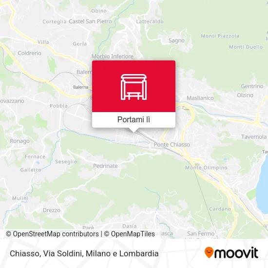 Mappa Chiasso, Via Soldini