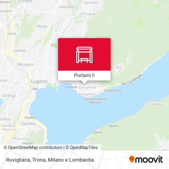 Mappa Ruvigliana, Trona