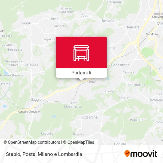 Mappa Stabio, Posta