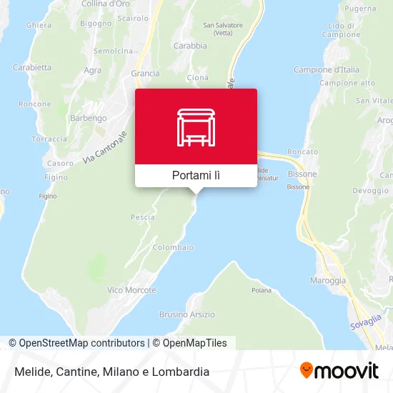 Mappa Melide, Cantine
