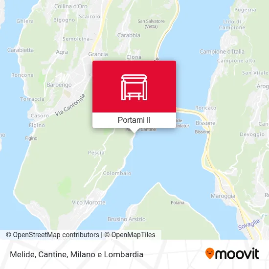 Mappa Melide, Cantine