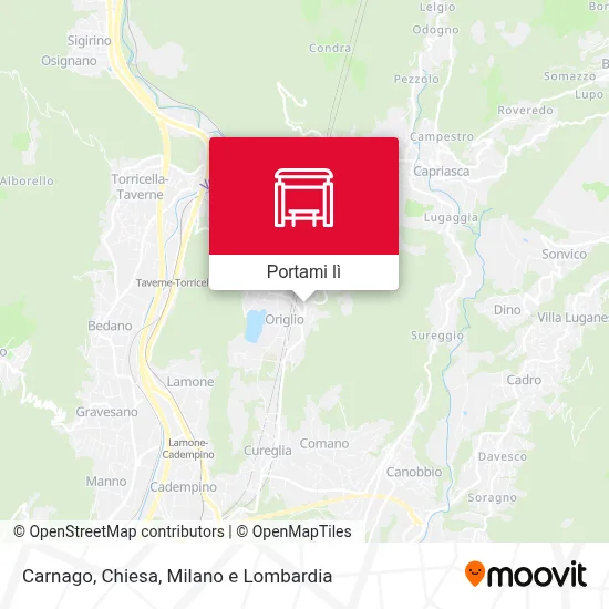 Mappa Carnago, Chiesa