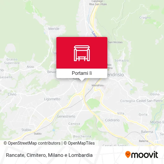 Mappa Rancate, Cimitero