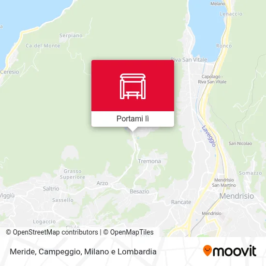 Mappa Meride, Campeggio