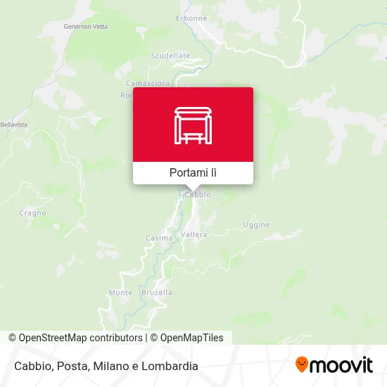 Mappa Cabbio, Posta
