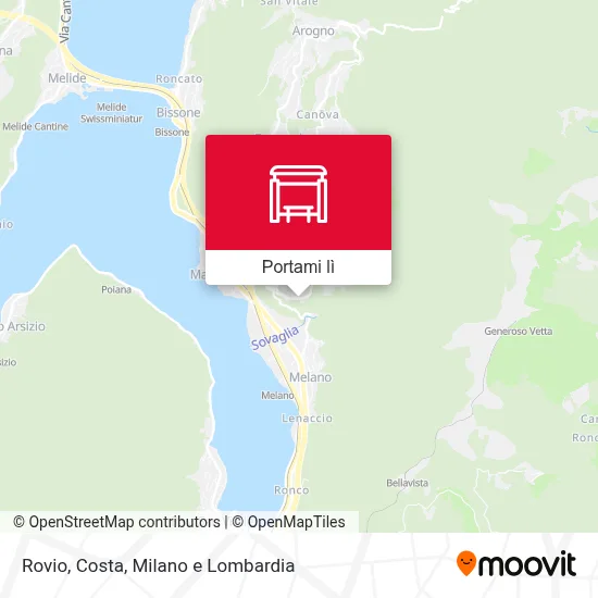 Mappa Rovio, Costa