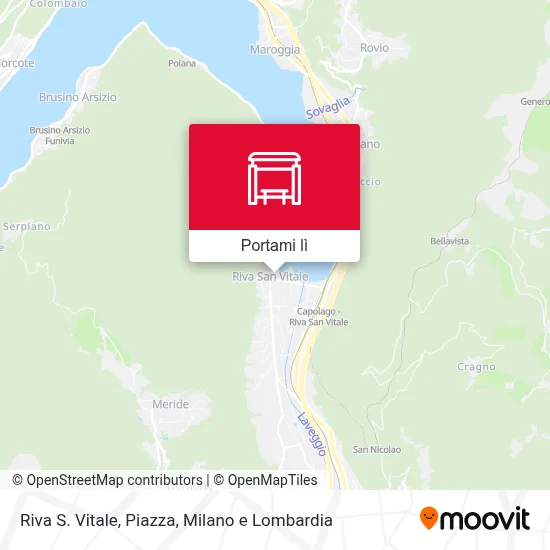Mappa Riva S. Vitale, Piazza