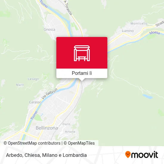 Mappa Arbedo, Chiesa