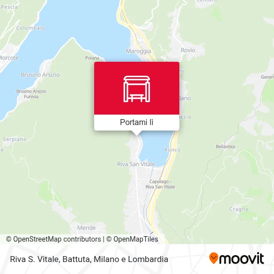 Mappa Riva S. Vitale, Battuta