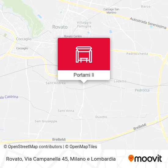 Mappa Rovato, Via Campanella 45