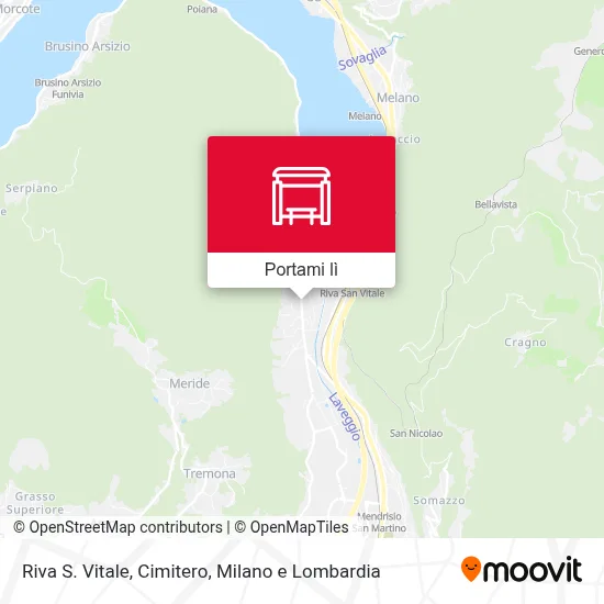 Mappa Riva S. Vitale, Cimitero