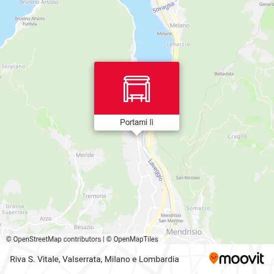 Mappa Riva S. Vitale, Valserrata