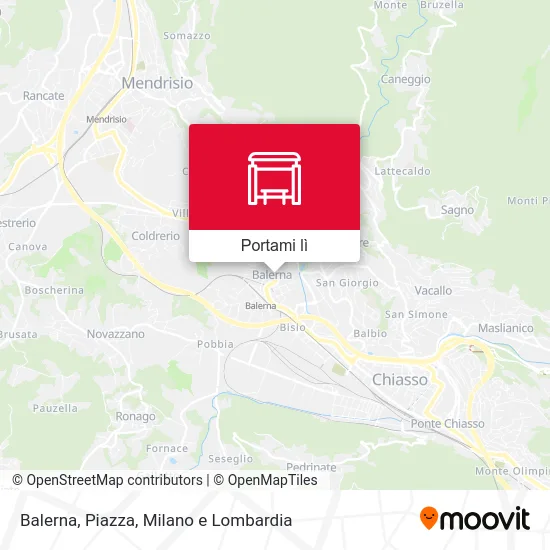 Mappa Balerna, Piazza