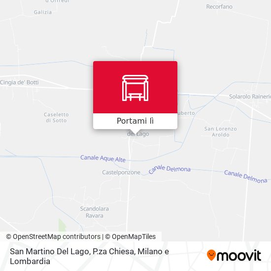 Mappa San Martino Del Lago, P.za Chiesa