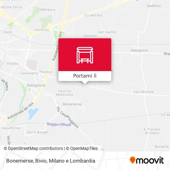 Mappa Bonemerse, Bivio