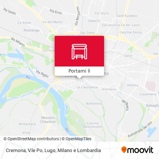 Mappa Cremona, V.le Po, Lugo