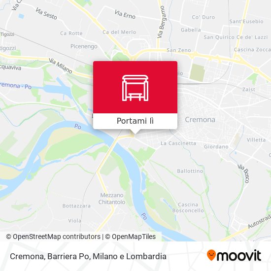 Mappa Cremona, Barriera Po