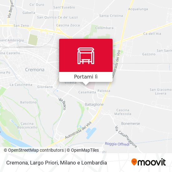 Mappa Cremona, Largo Priori