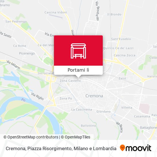 Mappa Cremona, Piazza Risorgimento