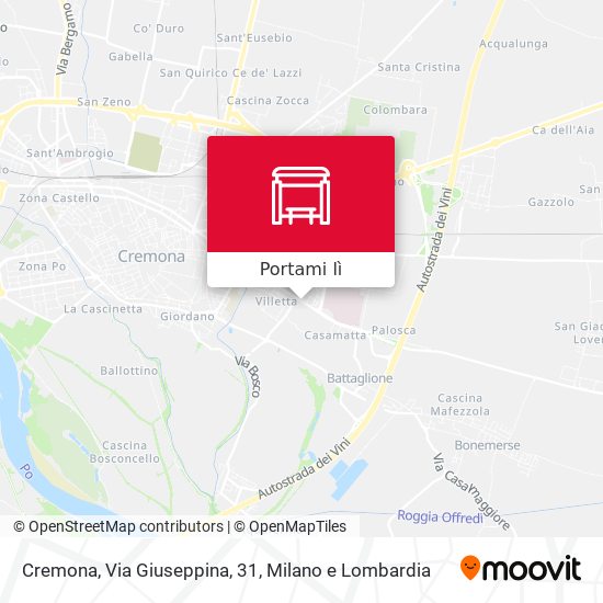 Mappa Cremona, Via Giuseppina, 31