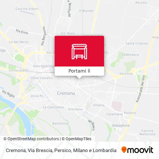 Mappa Cremona, Via Brescia, Persico