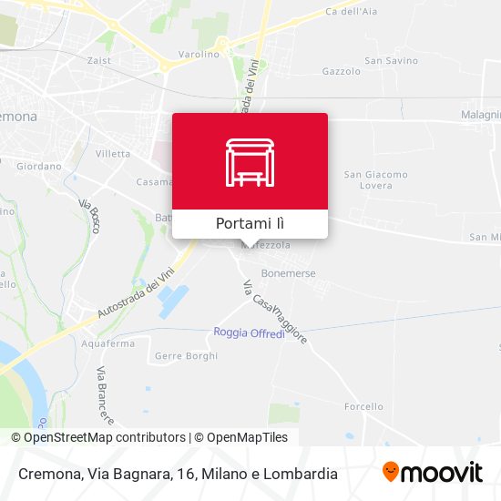 Mappa Cremona, Via Bagnara, 16