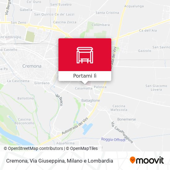Mappa Cremona, Via Giuseppina