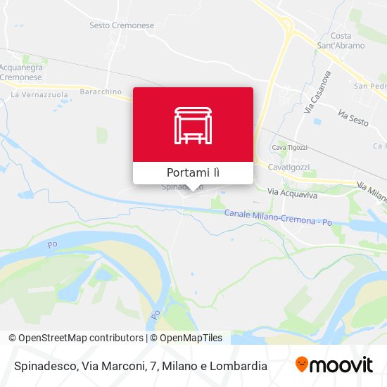 Mappa Spinadesco, Via Marconi, 7