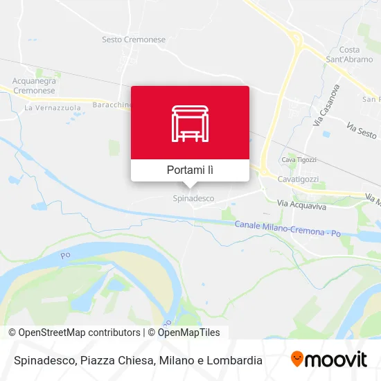 Mappa Spinadesco, Piazza Chiesa