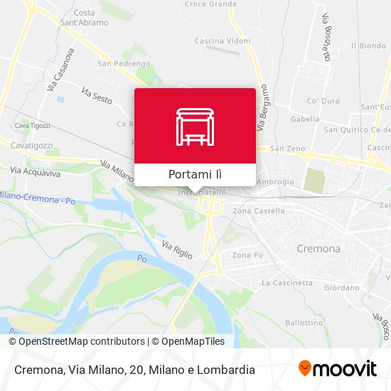 Mappa Cremona, Via Milano, 20