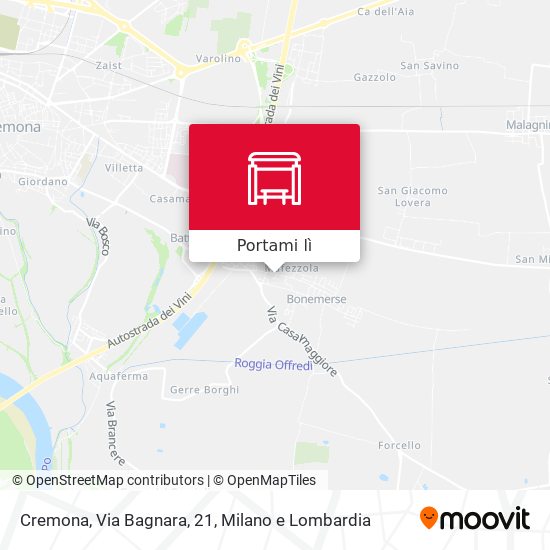 Mappa Cremona, Via Bagnara, 21