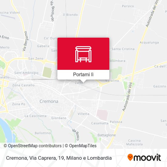 Mappa Cremona, Via Caprera, 19