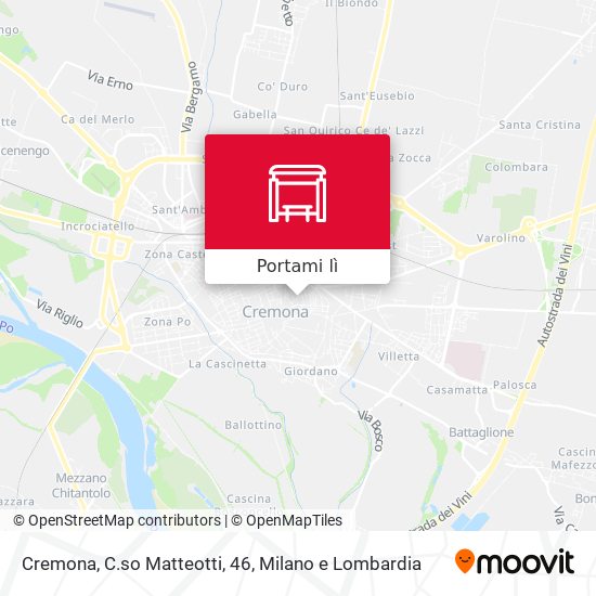 Mappa Cremona, C.so Matteotti, 46