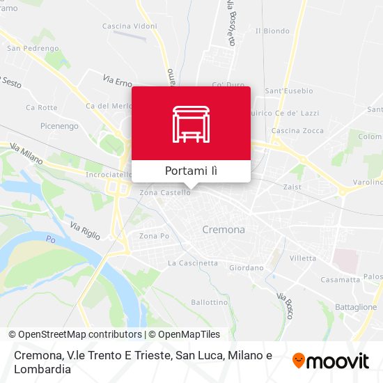 Mappa Cremona, V.le Trento E Trieste, San Luca