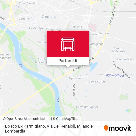 Mappa Bosco Ex Parmigiano, Via Dei Renaioli