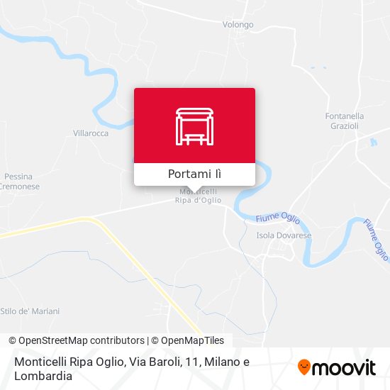 Mappa Monticelli Ripa Oglio, Via Baroli, 11