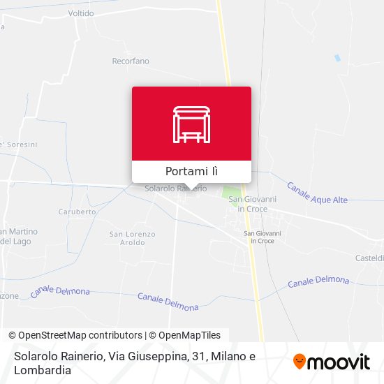 Mappa Solarolo Rainerio, Via Giuseppina, 31