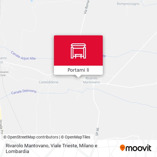 Mappa Rivarolo Mantovano, Viale Trieste
