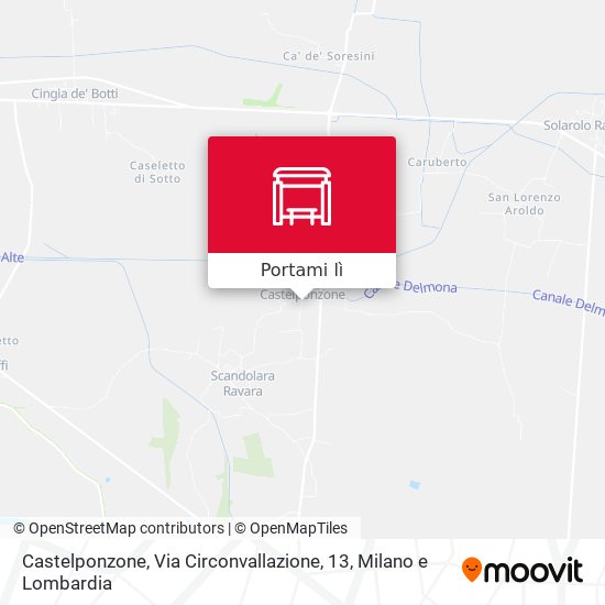 Mappa Castelponzone, Via Circonvallazione, 13