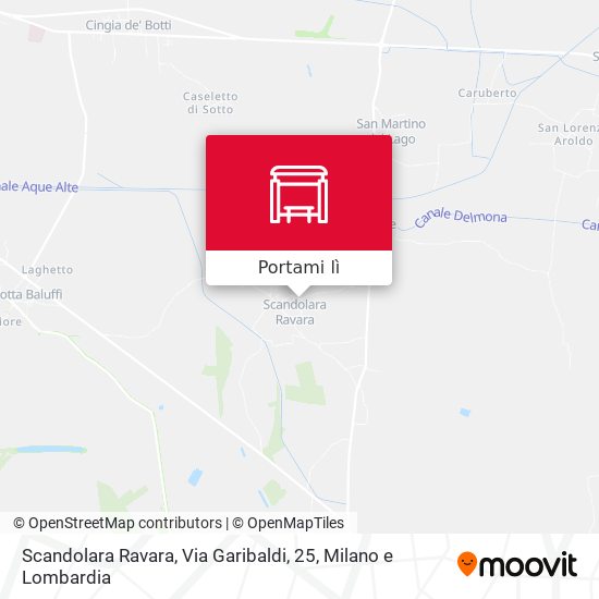 Mappa Scandolara Ravara, Via Garibaldi, 25