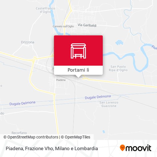 Mappa Piadena, Frazione Vho